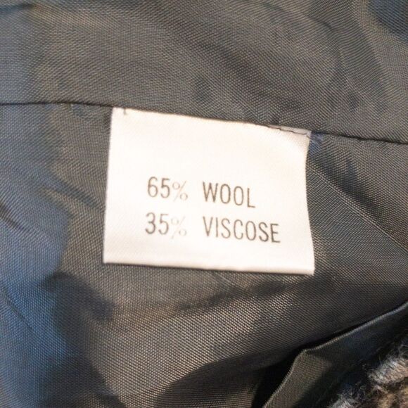 VINTAGE 90’s wool zigzag midi pencil skirt - Picture 5 of 5